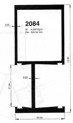 alumunium Curtain Wall-Curtain Wall Group 2083 - 2084